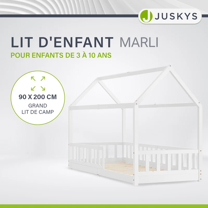 Kinderbett Marli 90 x 200 cm