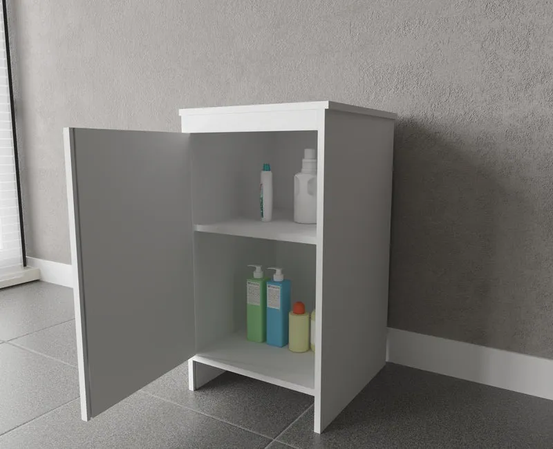 Base per Composizione Lavanderia in PVC, Kit Completo 45x50 cm, Modello Garden, Ideale per Spazi Funzionali e Facile da Montare