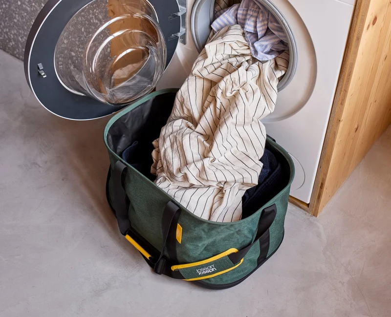 Hold-All™ Faltbarer 45L Wäschekorb für Draußen Grün