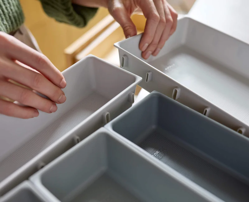 Blox™ 10-teiliges Schubladen-Organizer-Set aus recyceltem Plastik