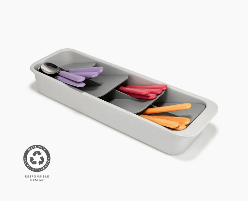 DrawerStore™ Kompakter Besteckkasten aus recyceltem Plastik