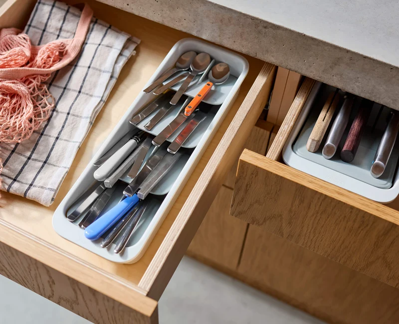DrawerStore™ Kompakter Besteckkasten aus recyceltem Plastik