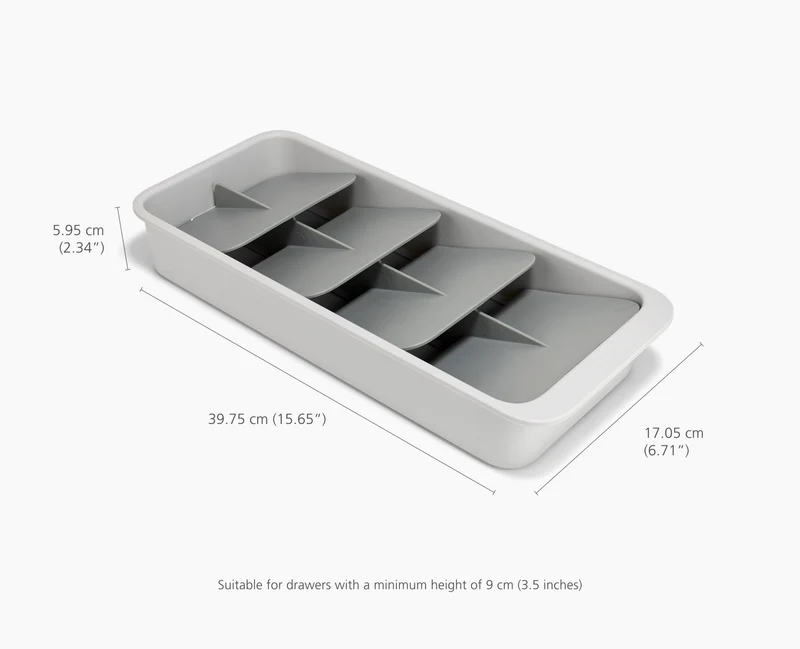 DrawerStore™ Großer Besteckkasten aus recyceltem Plastik