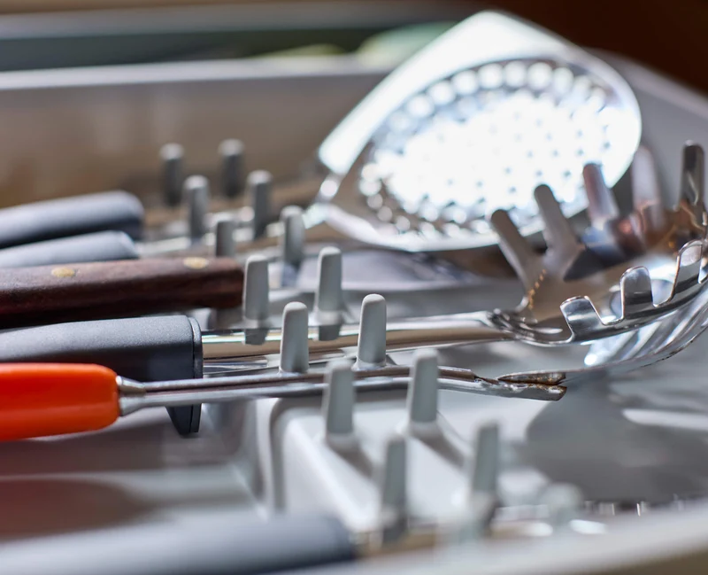 DrawerStore™ Erweiterbarer Küchenzubehör-Organizer aus recyceltem Plastik