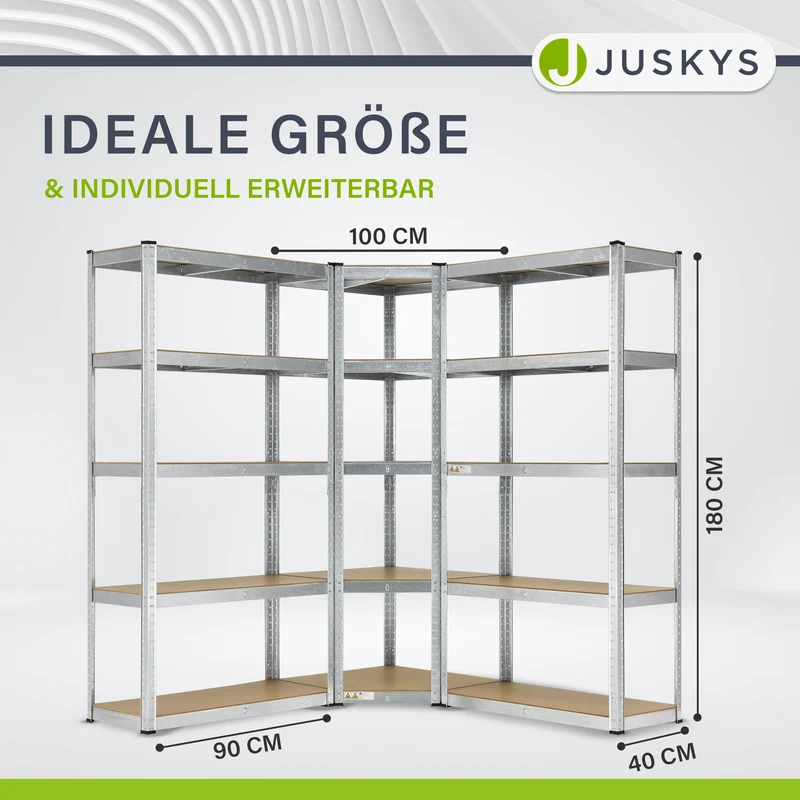 3er Regalsystem 1 Corner & 2 Basic