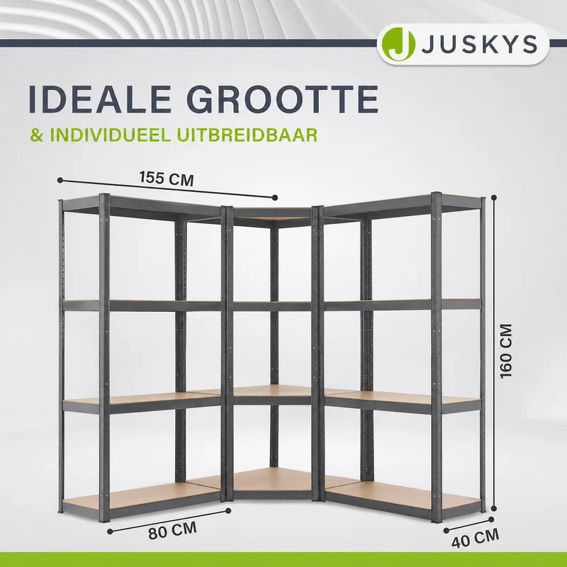 3er Regalsystem 1 Corner & 2 Easy