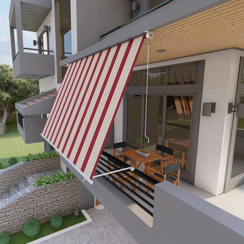 Tenda da sole a caduta 400x300 cm - colore beige