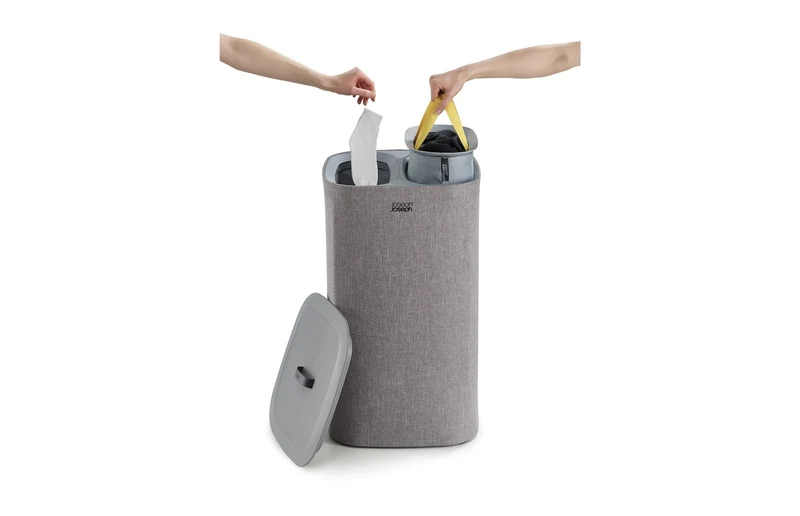 Tota 60L Wäschekorb, grau