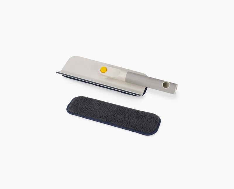 CleanTech™ 2-in-1 Mikrofaser-Fensterwischer mit Ersatz Mikrofaser-Fensterwischpad