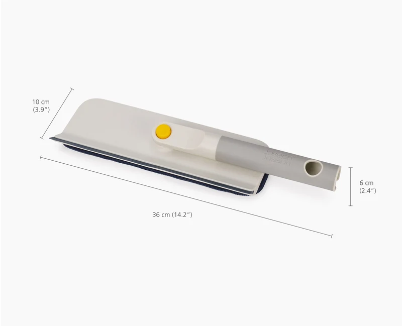 CleanTech™ 2-in-1 Mikrofaser-Fensterwischer mit Ersatz Mikrofaser-Fensterwischpad