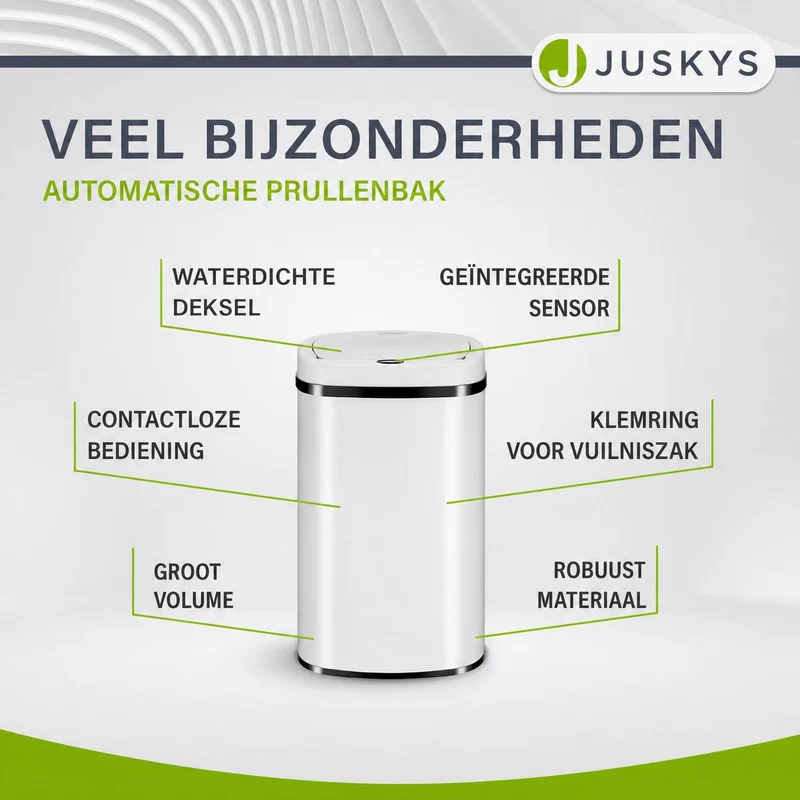 Rechteckiger Mülleimer mit Sensor