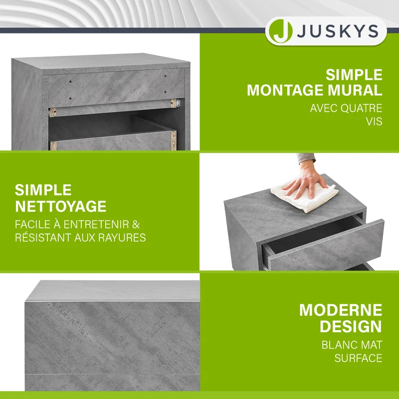 Wandschrank Nachttisch hängend