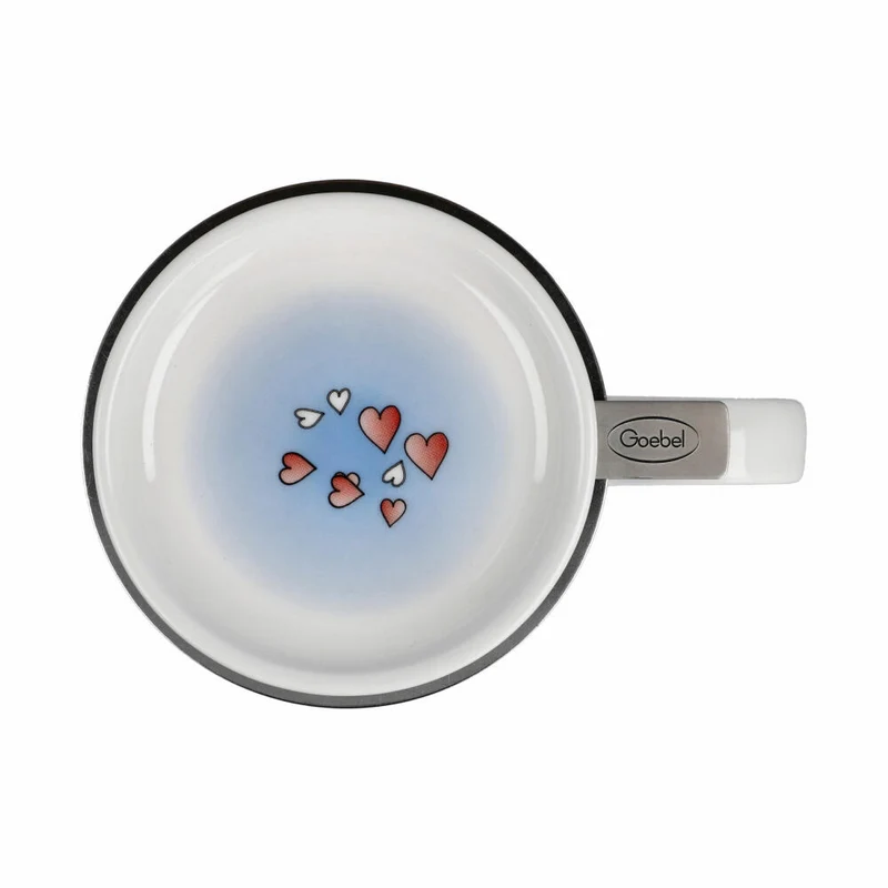 Goebel Teetasse mit Deckel und Sieb Der kleine Yogi - Für Dich gesammelt, Becher, Fine Bone China, Bunt, 450 ml, 54102821