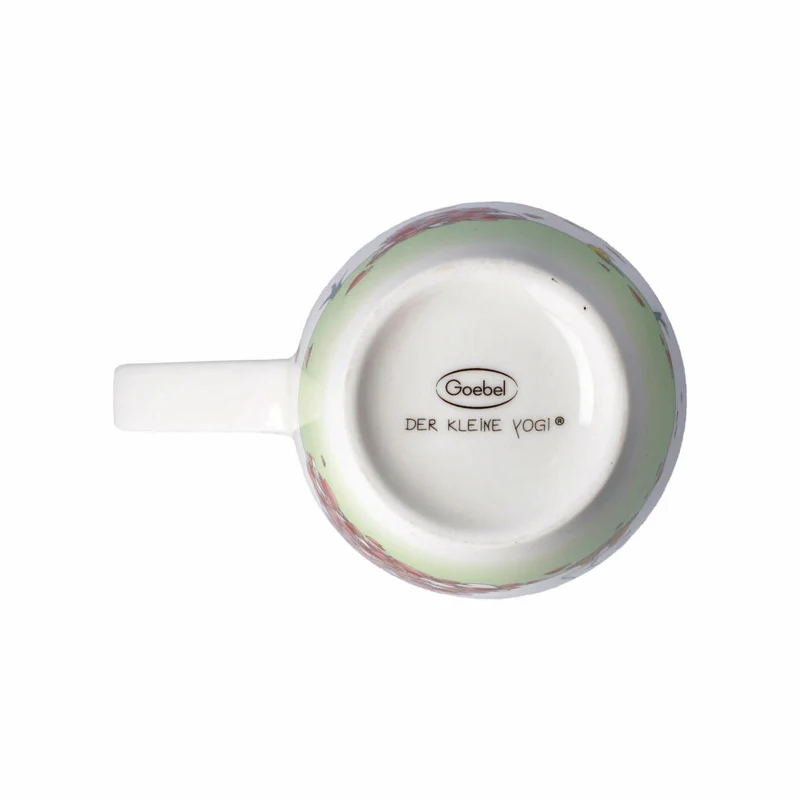 Goebel Teetasse mit Deckel und Sieb Der kleine Yogi - Für Dich gesammelt, Becher, Fine Bone China, Bunt, 450 ml, 54102821