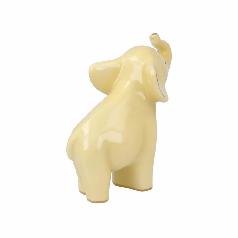 Goebel Figur Jotto, Elephant, Elefantenfigur, Elefanten Figur, Dekofigur, Porzellan, Gelb, 70001051