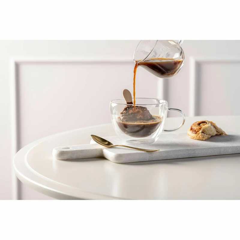 Leonardo Teetassen Duo, 2er Set, Tee Tasse, Kaffee, Doppelwandig, Borosilikatglas, Klar, 360 ml, 053064