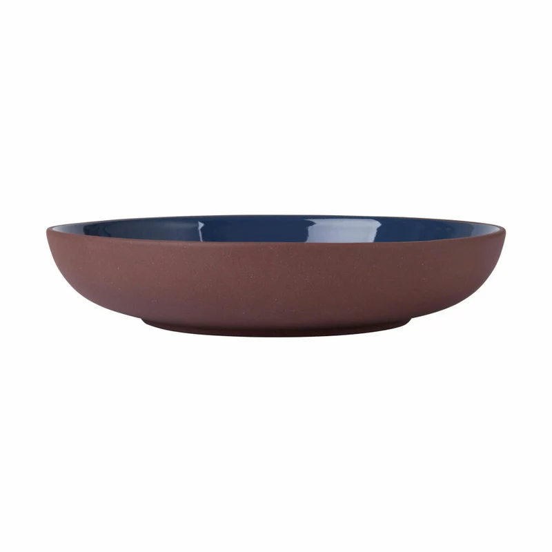 Maxwell & Williams Schüssel Sienna flach, Schale, Keramik, Blau, 22 x 4.5 cm, KL0200