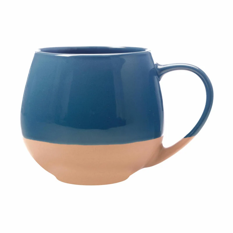 Maxwell & Williams Becher Eclipse, Kaffeebecher, Tasse, Keramik, Blaugrün, 450 ml, KL0114