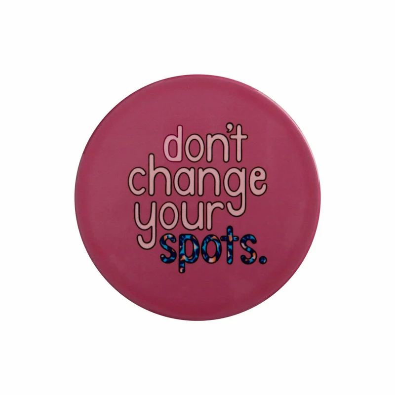 Maxwell & Williams Untersetzer Be Kind - Dont Change Your Spots, Getränkeuntersetzer, Keramik, Himbeere, 10 cm, DU0375