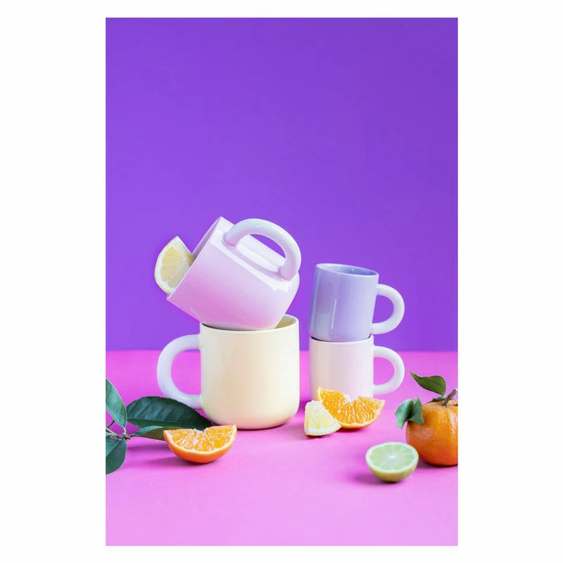 Maxwell & Williams Espressotasse Sherbet, Tasse, Porzellan, Lila, 110 ml, DI0352