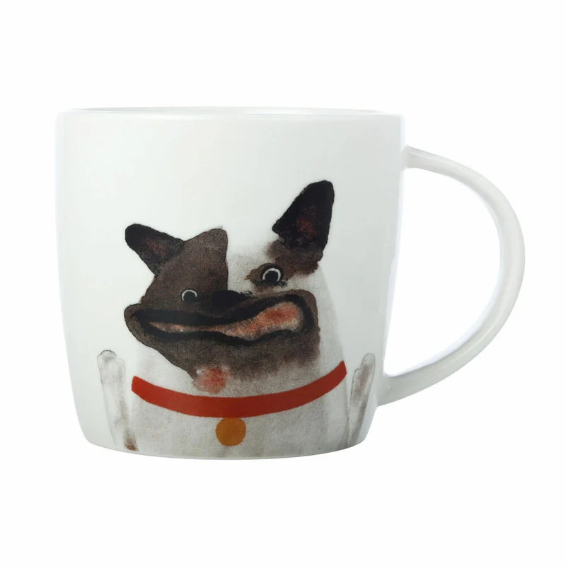 Maxwell & Williams Becher Best Furry Friends - Gimmee Coffee, Tasse, Hundemotiv, Porzellan, 400 ml, DX1062