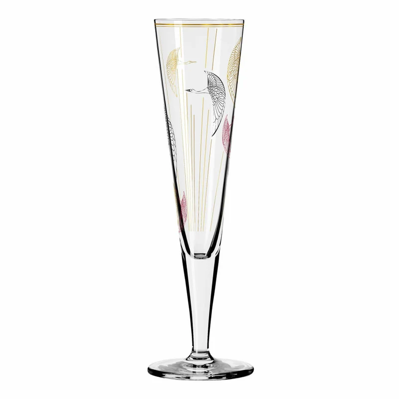 Ritzenhoff Champagnerglas Goldnacht Champagner 018, Concetta Lorenzo, Kristallglas, 205 ml, 1071018