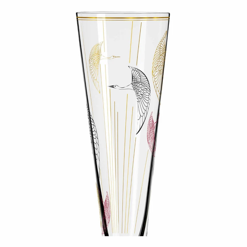 Ritzenhoff Champagnerglas Goldnacht Champagner 018, Concetta Lorenzo, Kristallglas, 205 ml, 1071018