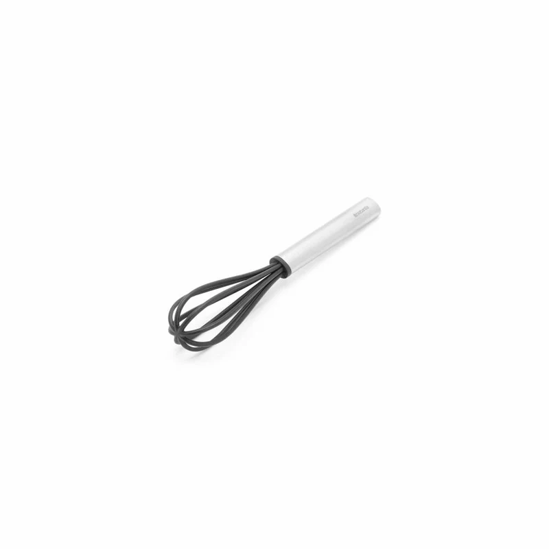 Brabantia Schneebesen Klein Non-Stick Profile, Küchenhelfer, Stahl / Kunststoff, Matt Steel, 27.1 cm, 250903
