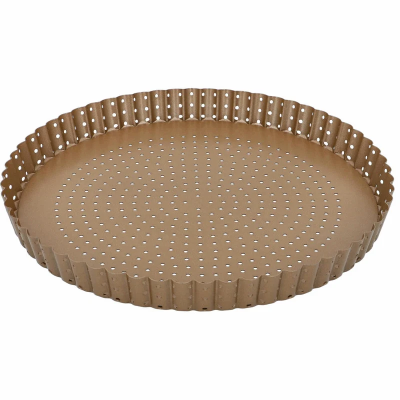 Birkmann Laib & Seele Quiche- & Tarteform, Quicheform, Backform, Kuchenbackform, Karbonstahl, Ø 30 cm, 210561