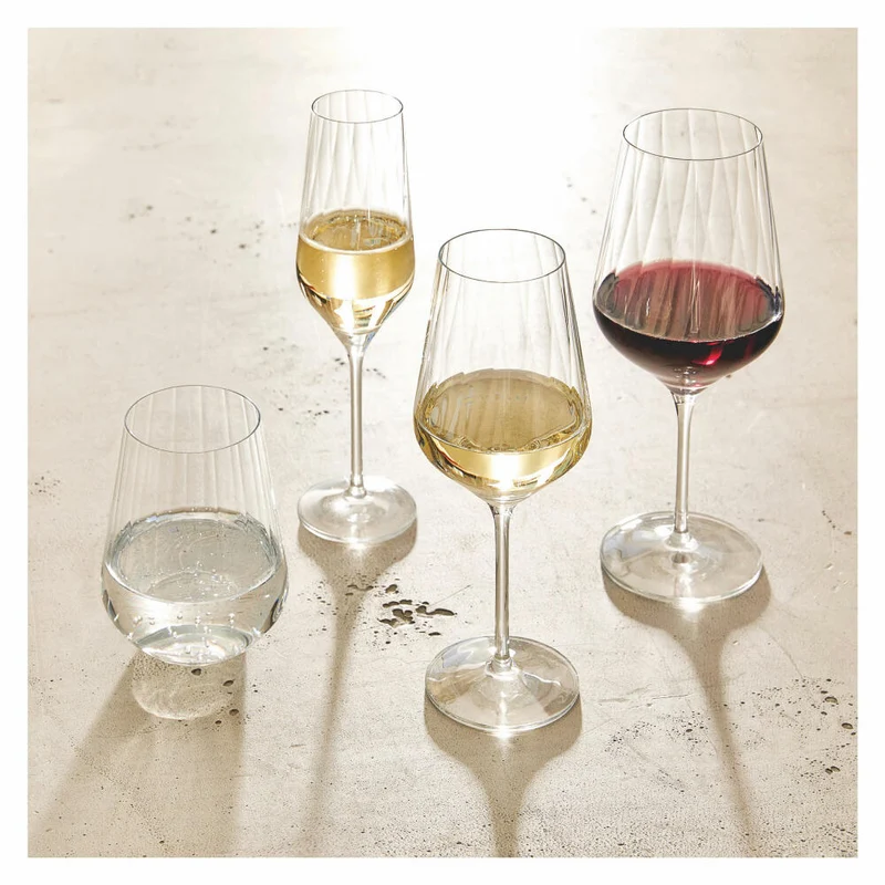 Ritzenhoff Champusglas 2er-Set Sternschliff 002, Kristallglas, 250 ml, 3751001