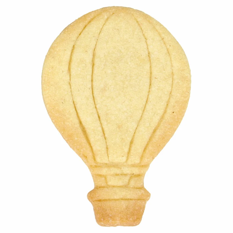 Birkmann Ausstechform Heißluftballon, mit Innenprägung, Ausstecher, Plätzchenform, Keks, Plätzchen, Edelstahl, 6.5 cm, 198203