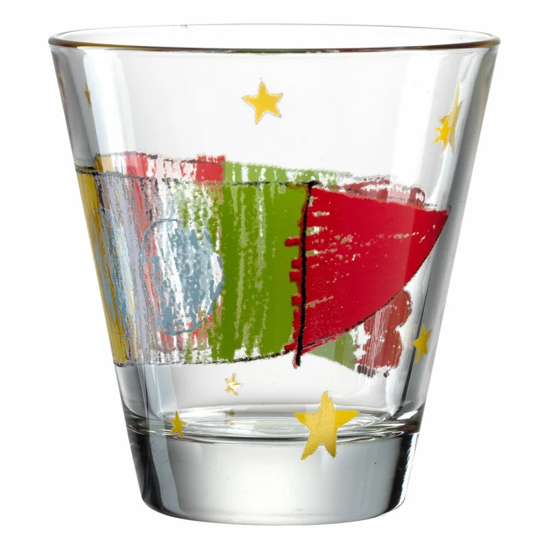 Leonardo Trinkglas Bambini Rakete, Wasserglas, Kinder, Kalk-Natron Glas, 215 ml, 025967