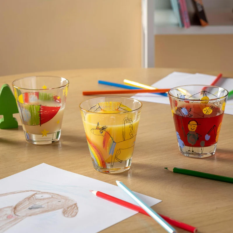 Leonardo Trinkglas Bambini Rakete, Wasserglas, Kinder, Kalk-Natron Glas, 215 ml, 025967