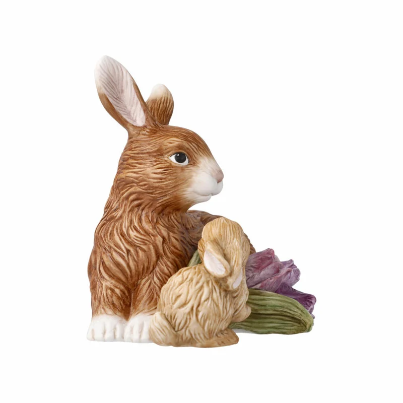 Goebel Figur Hase Jahreshase 2022, Osterdeko, Biskuit-Porzellan, Bunt, 12 cm, 66845221