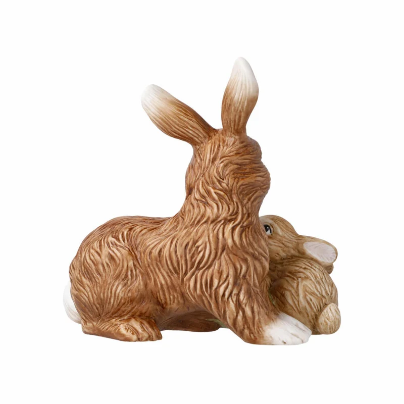 Goebel Figur Hase Jahreshase 2022, Osterdeko, Biskuit-Porzellan, Bunt, 12 cm, 66845221