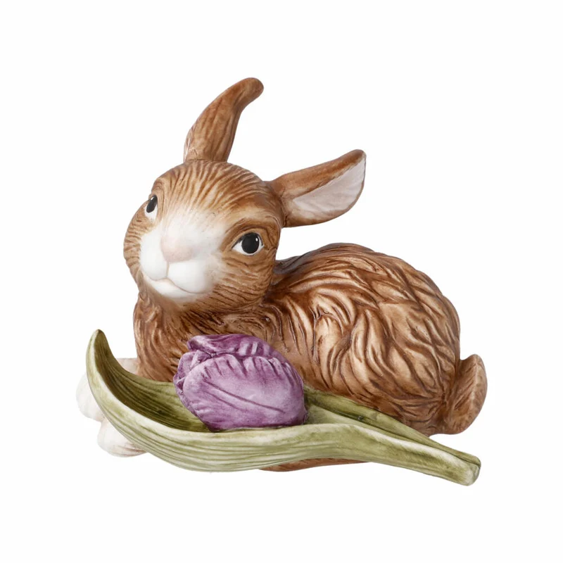 Goebel Figur Jahreshäschen 2022, Osterdeko, Hase, Biskuit-Porzellan, Bunt, 6.5 cm, 66845241