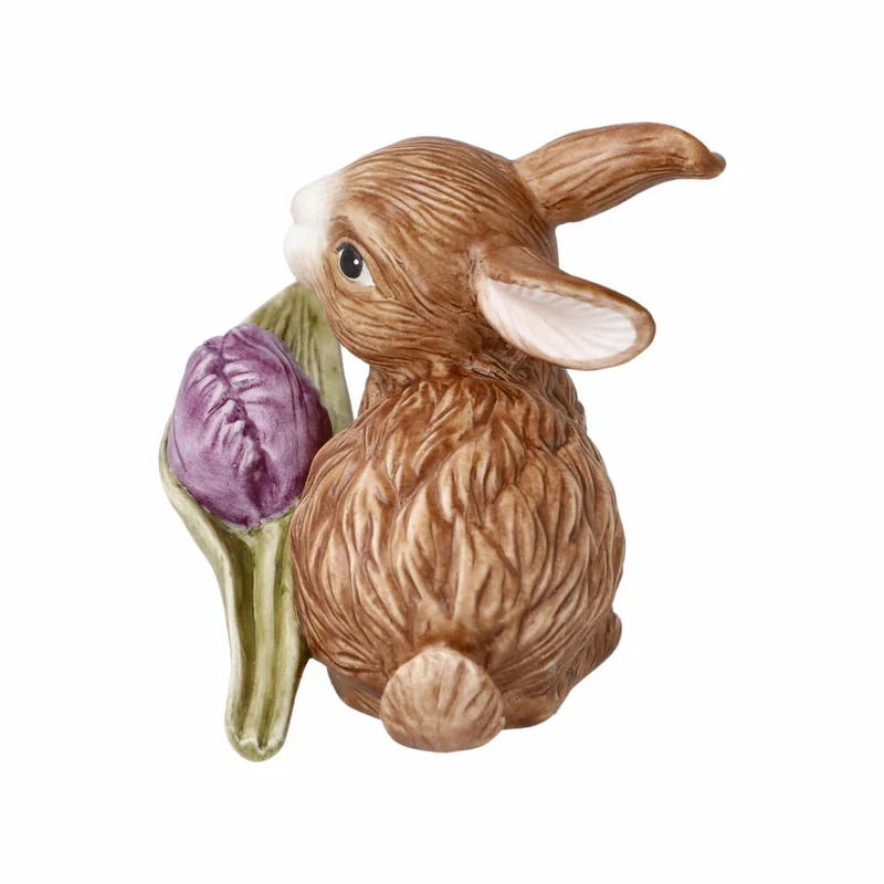 Goebel Figur Jahreshäschen 2022, Osterdeko, Hase, Biskuit-Porzellan, Bunt, 6.5 cm, 66845241