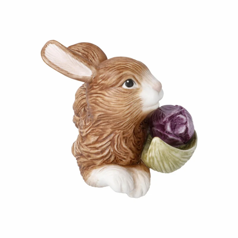 Goebel Figur Jahreshäschen 2022, Osterdeko, Hase, Biskuit-Porzellan, Bunt, 6.5 cm, 66845241