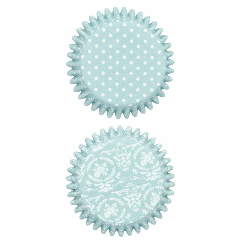 Birkmann Papierbackförmchen, 100 Stück, Backförmchen, Muffinbackform, Muffinform, Flower Ornament, Ø 7 cm, 444751