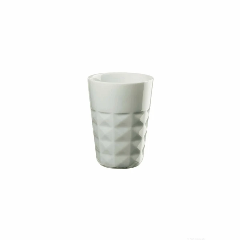 ASA Selection facette Espressobecher Pale Sky, Espresso Becher, Kaffeetasse, Tasse, Porzellan, Grün, 80 ml, 59010179