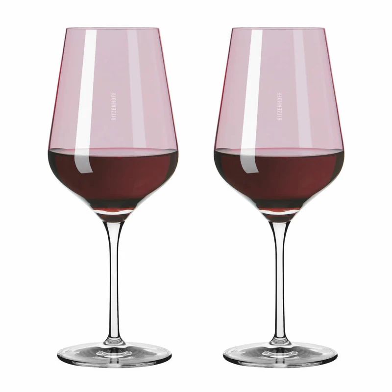 Ritzenhoff Rotweinglas-Set Fjordlicht 03, 2-teilig, Kristallglas, 570 ml, 3631003