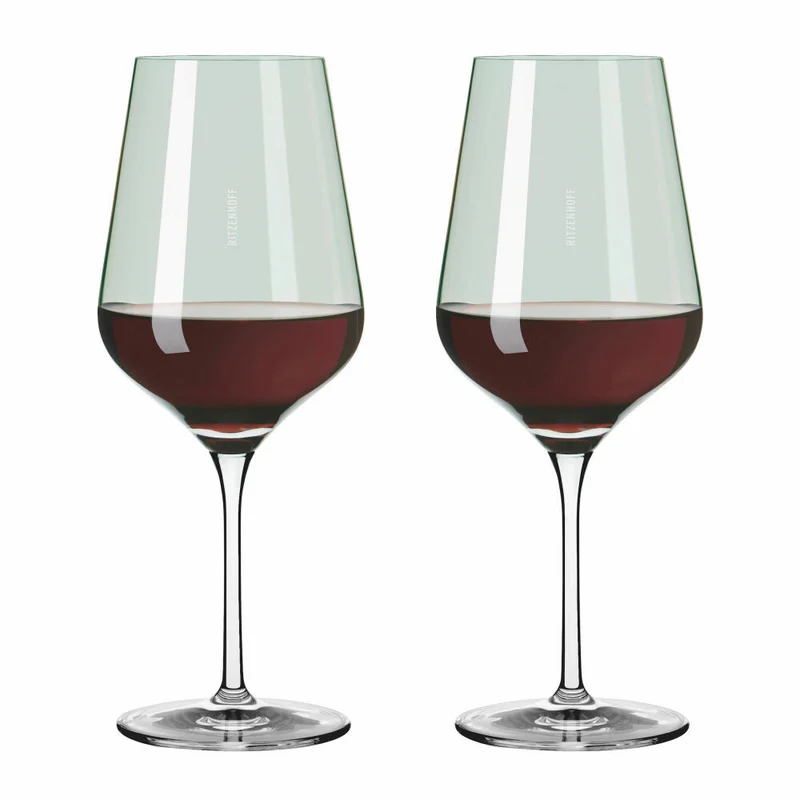 Ritzenhoff Rotweinglas-Set Fjordlicht 04, 2-teilig, Kristallglas, 570 ml, 3631004
