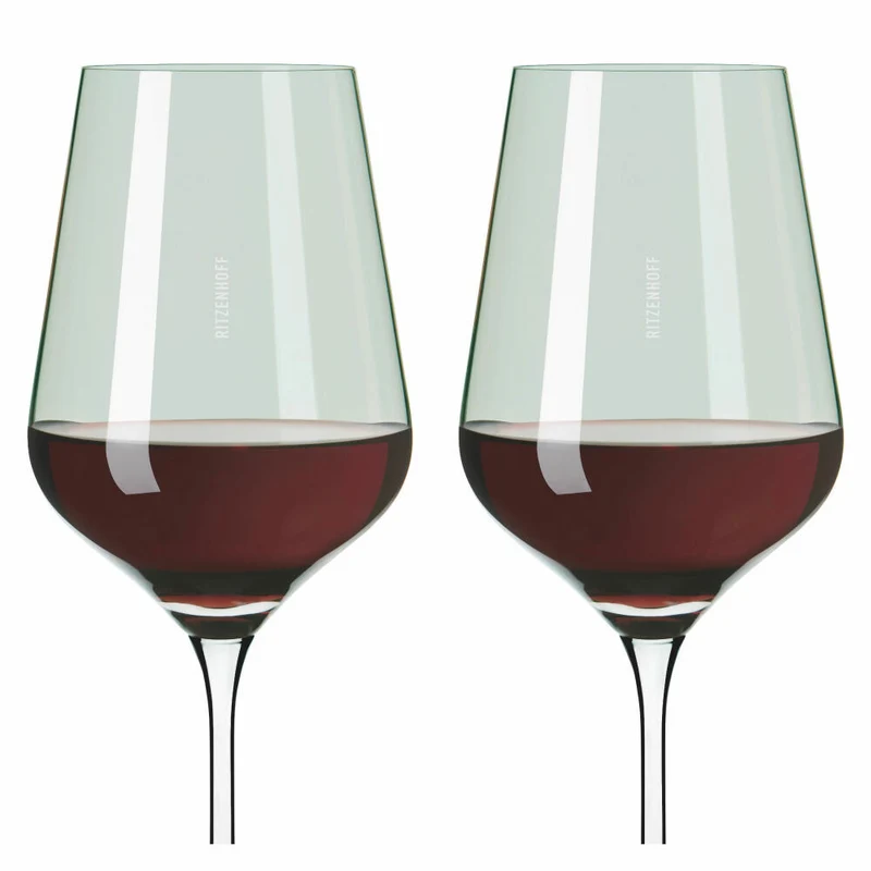 Ritzenhoff Rotweinglas-Set Fjordlicht 04, 2-teilig, Kristallglas, 570 ml, 3631004