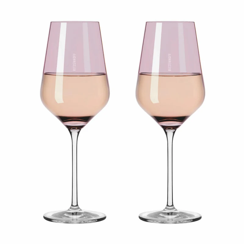 Ritzenhoff Weißweinglas-Set Fjordlicht 03, 2-teilig, Kristallglas, 380 ml, 3641003