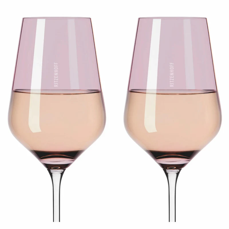 Ritzenhoff Weißweinglas-Set Fjordlicht 03, 2-teilig, Kristallglas, 380 ml, 3641003