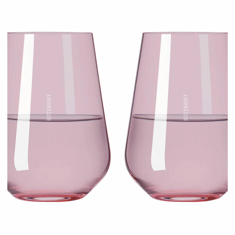 Ritzenhoff Wasserglas-Set Fjordlicht 03, 2-teilig, Kristallglas, 540 ml, 3651003