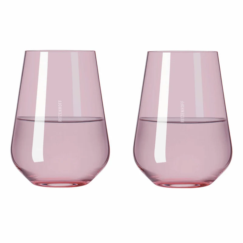 Ritzenhoff Wasserglas-Set Fjordlicht 03, 2-teilig, Kristallglas, 540 ml, 3651003