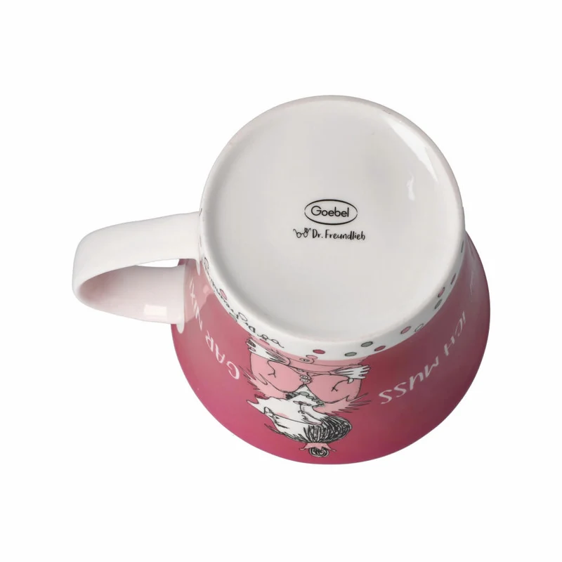 Goebel Coffee-Tea Mug Barbara Freundlieb - Ich muss gar nix, Tasse, Fine Bone China, Bunt, 350 ml, 27001061