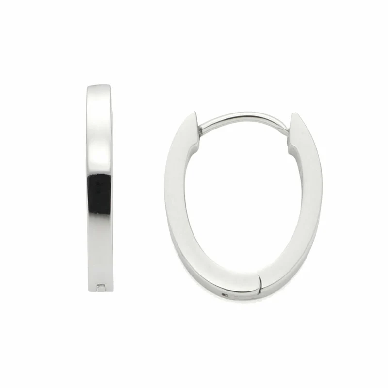 Leonardo Jewels Kreole silber Ronia Beautys 2er-Set, Ohrstecker, Edelstahl, Silbern, 022147
