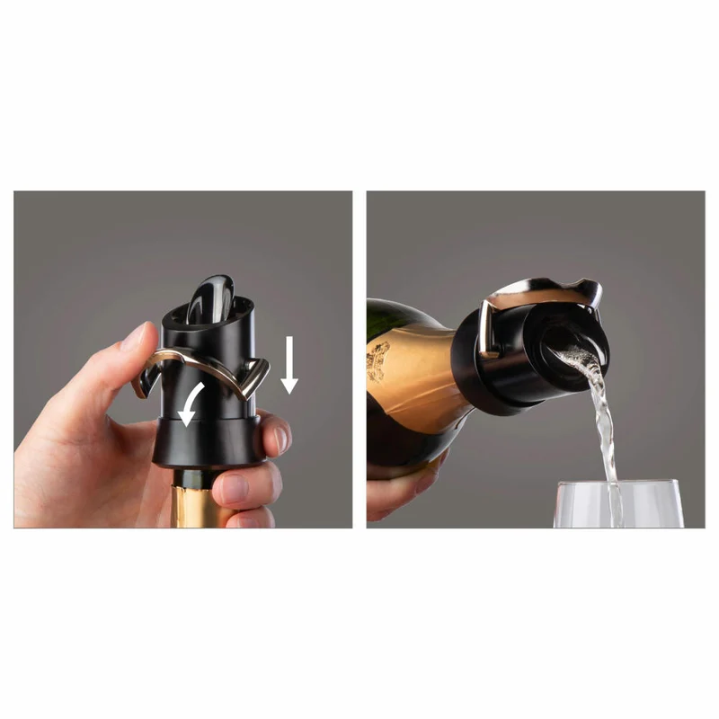 Vacu Vin Champagner Accessoire Geschenkset 3-tlg., Champagner-Zubehör, 38899606